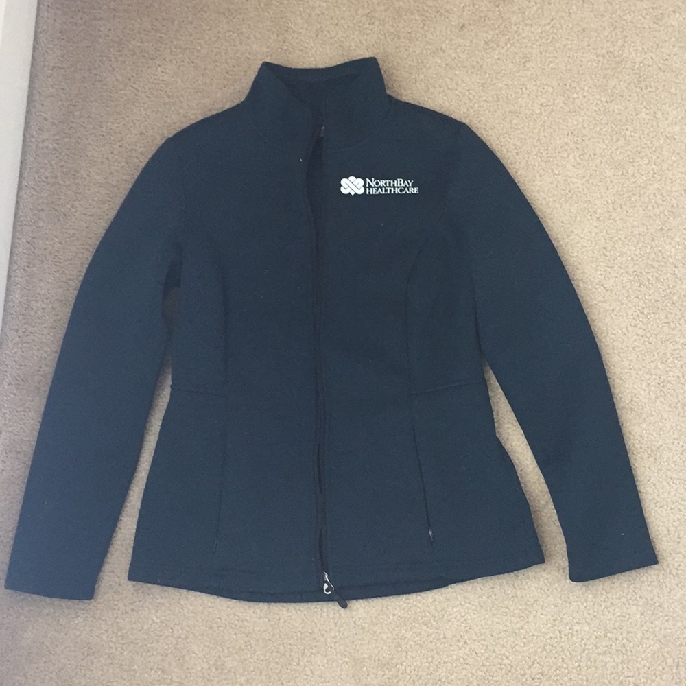 Jacket with hospital logo